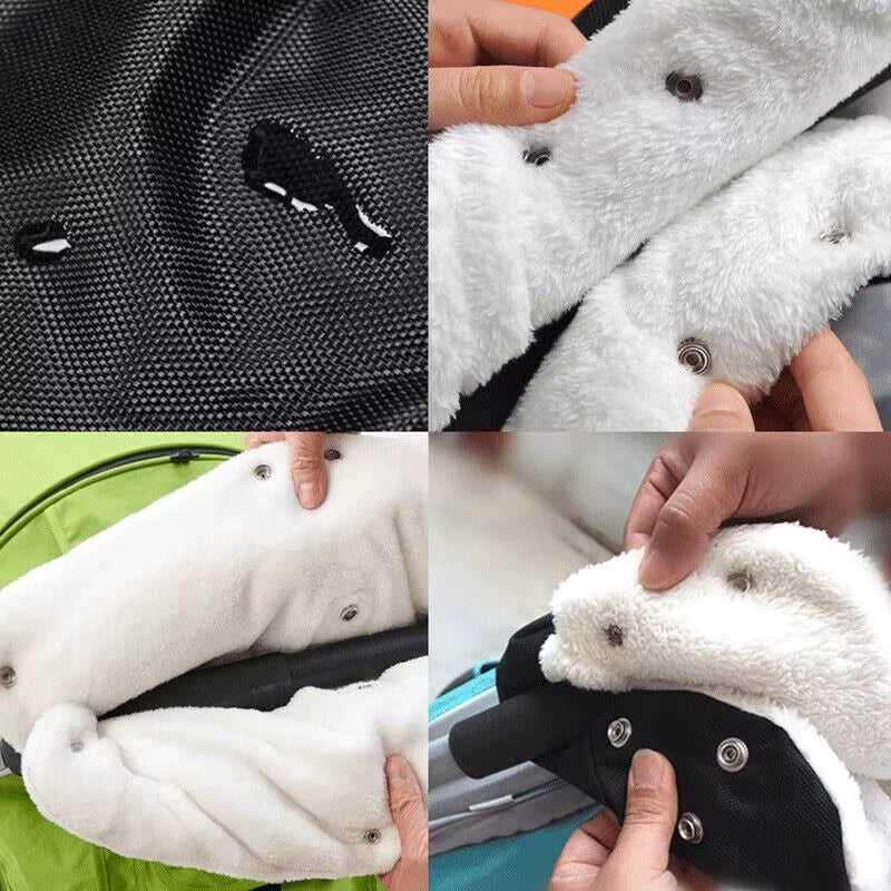 Winter Pram Warmer Gloves Pushchair Hand Muff Waterproof Stroller Accessories