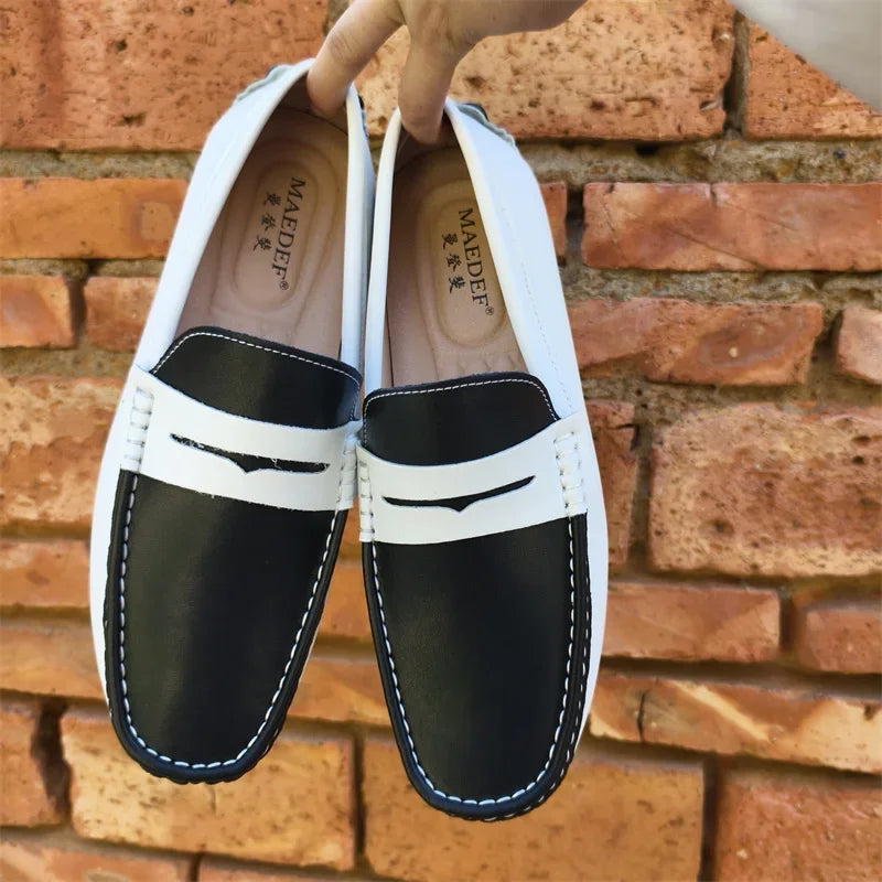 Italian Style Men’s Leather Loafers – Casual, Formal & Comfortable Driving Moccasins