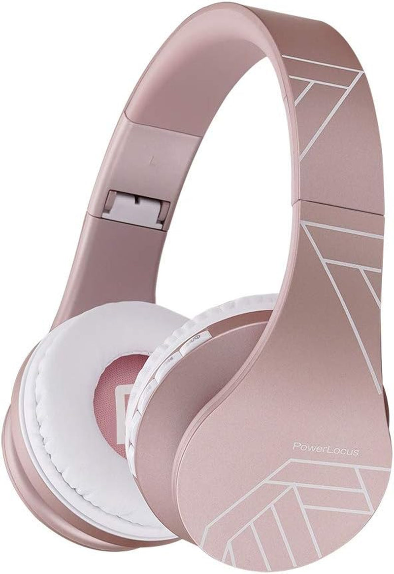 Wireless Bluetooth Over-Ear Stereo Foldable Headphones, Wired Headsets Noise Cancelling with Built-In Microphone for Iphone, Samsung, LG, Ipad (Black)