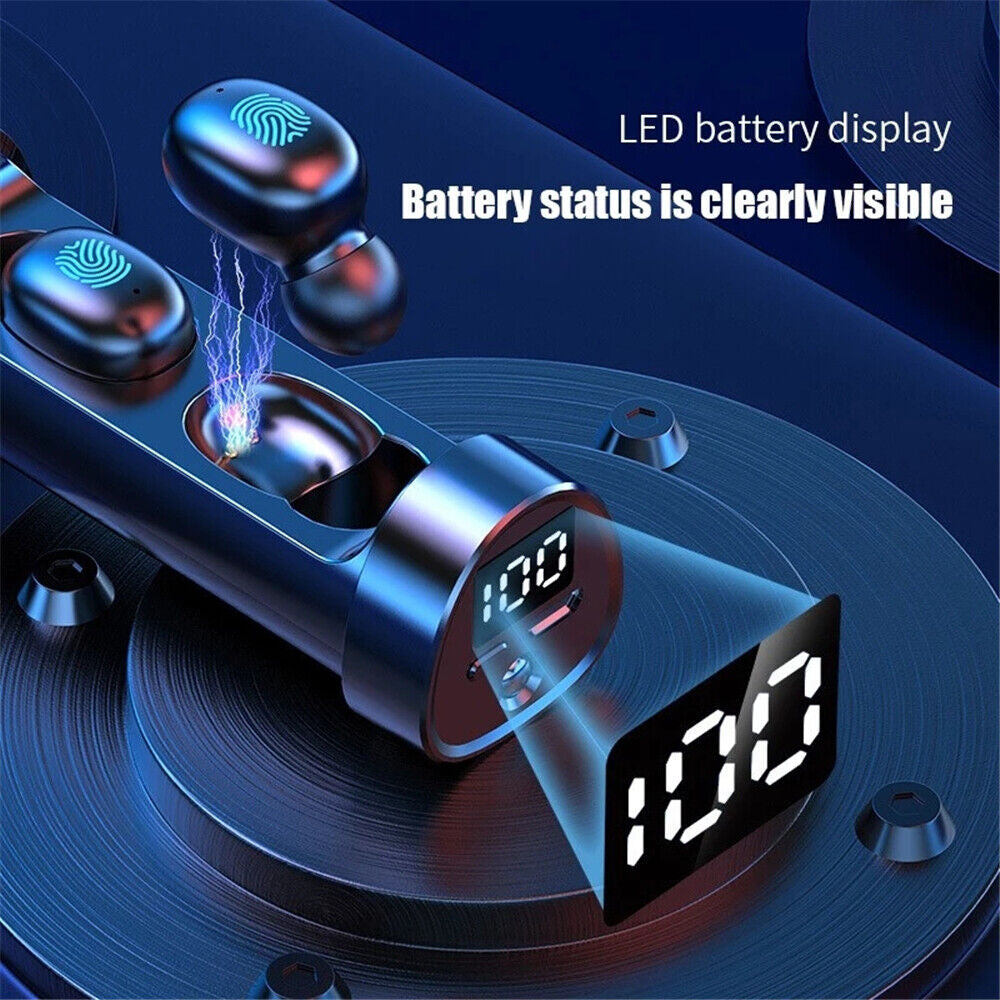 TWS Wireless Bluetooth 5.0 Earphones Headphones Mini In-Ear Pods for IOS Android