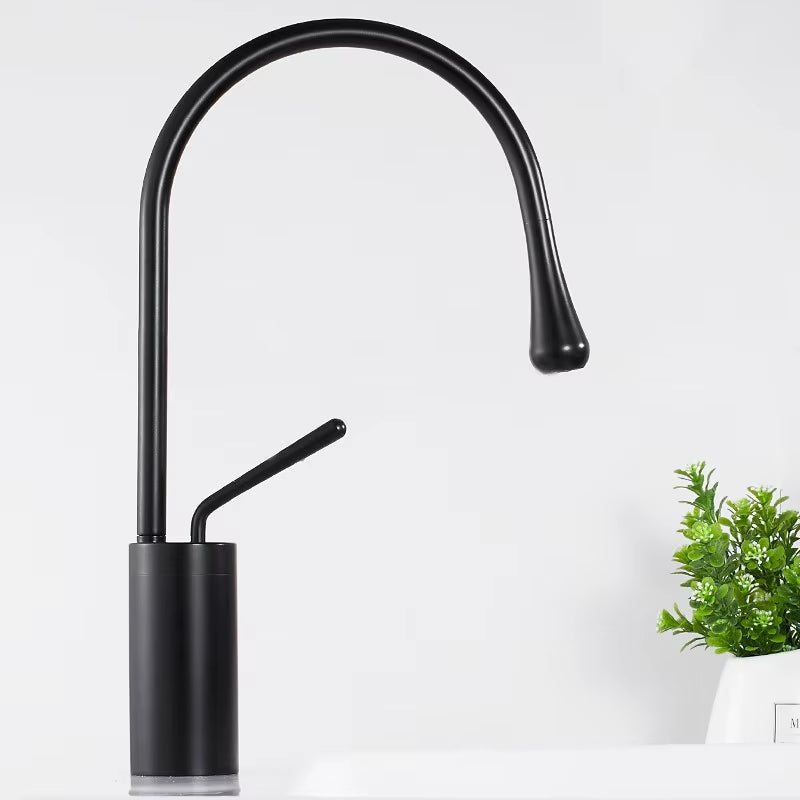 Pull-Out Stream Sprayer Kitchen Mixer Tap – Matte Black Deck Mounted