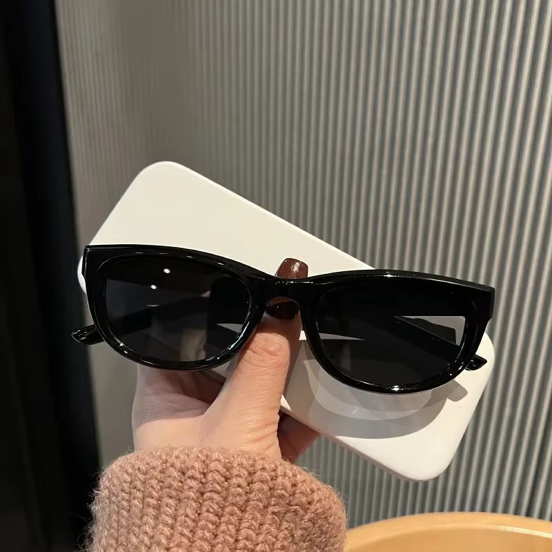 Vintage Small Square Sunglasses for Women & Men β Decorative Letter Fashion Eyewear with UV400 Protection