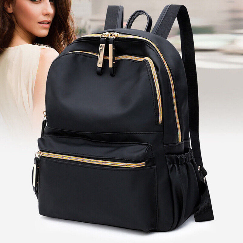 Womens Ladies Waterproof Anti-Theft Backpack Rucksack Travel School Shoulder Bag