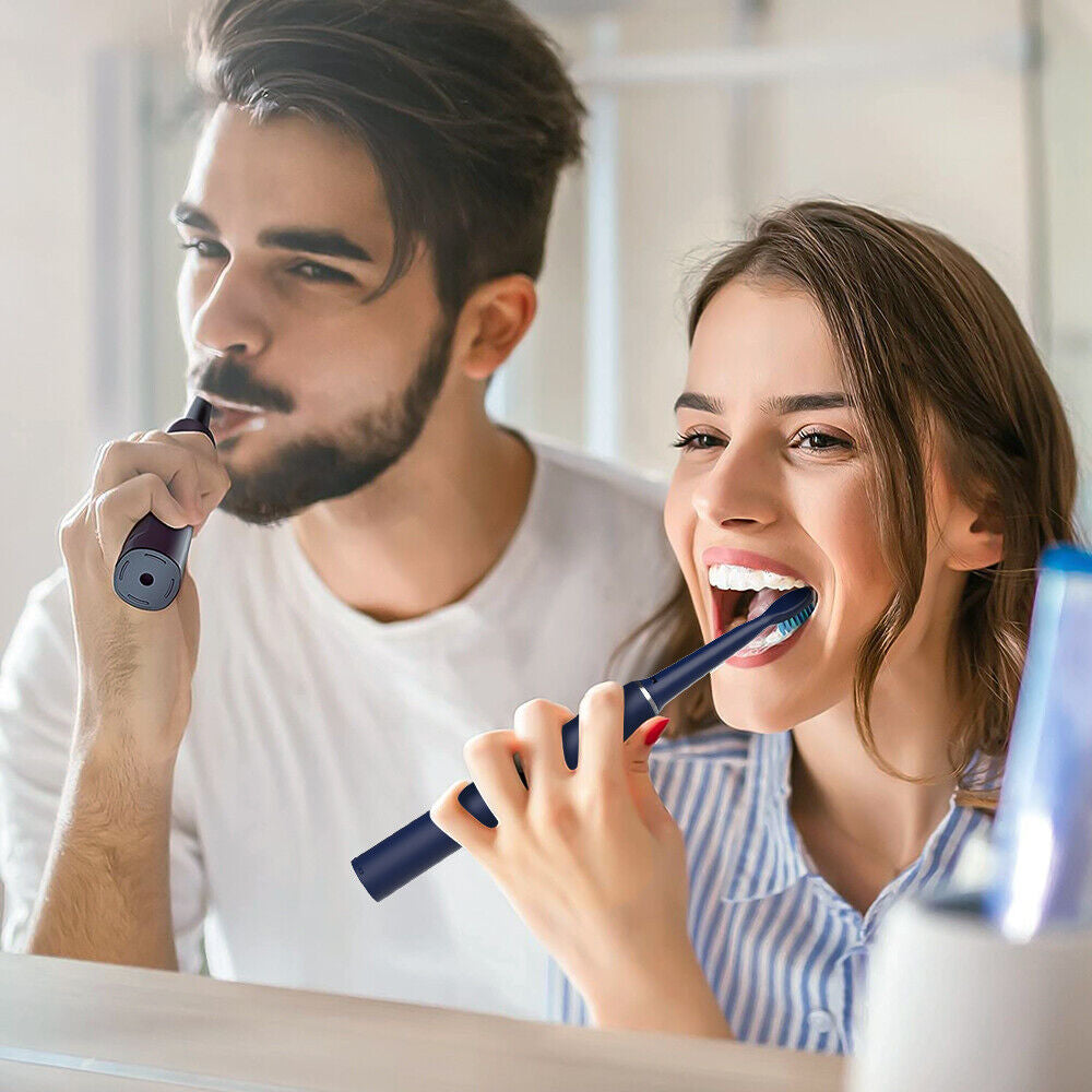 Rechargeable Electric Toothbrush with 3 Brushing Modes, Timer, and 7 Brush Heads – IPX7 Waterproof