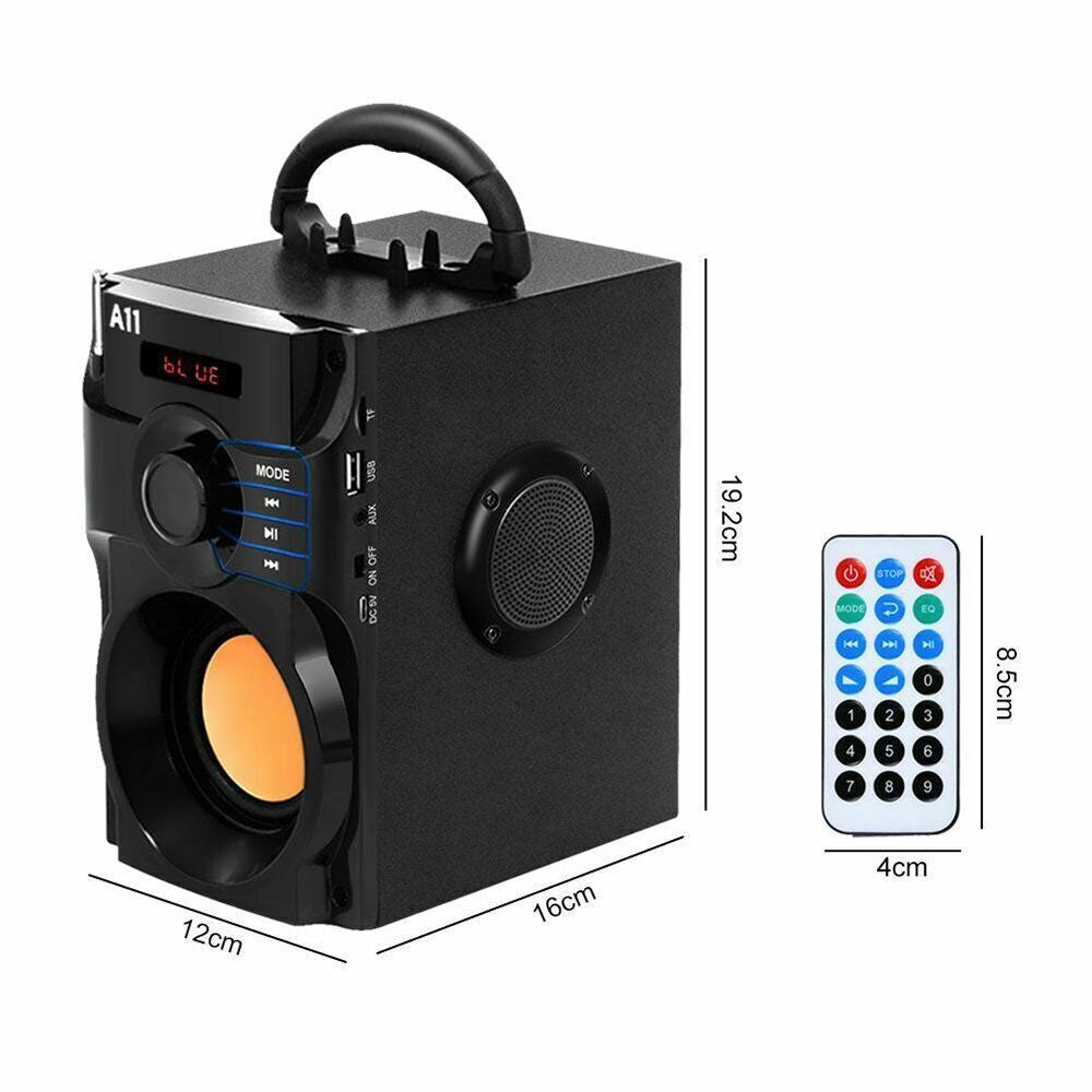 10W Bass Ultra Loud Bluetooth Speakers Portable Wireless Indoor Outdoor FM Radio