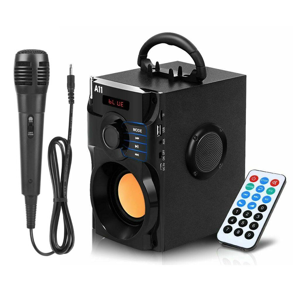 10W Bass Ultra Loud Bluetooth Speakers Portable Wireless Indoor Outdoor FM Radio