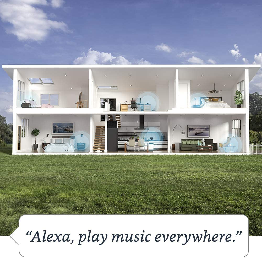 Echo (Newest Gen) | with Premium Sound, Smart Home Hub and Alexa | Charcoal