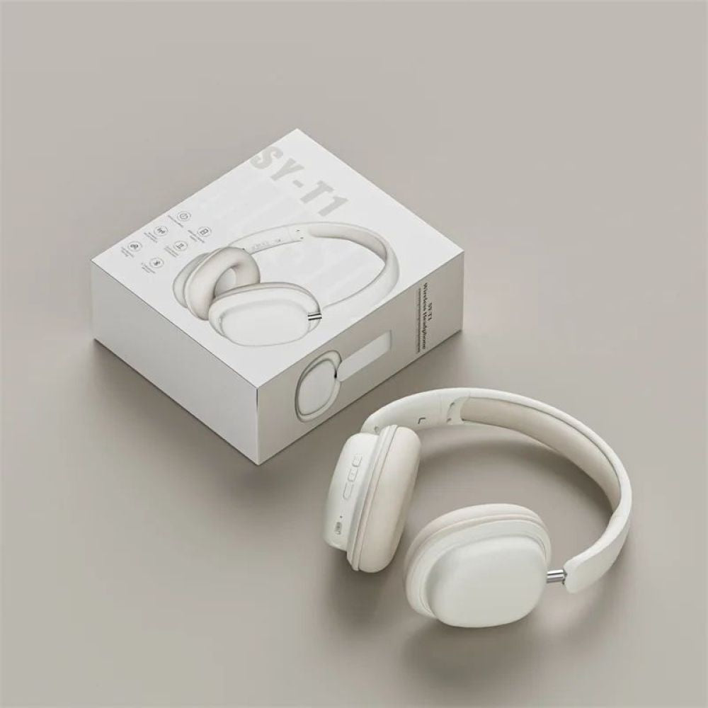 Wireless Bluetooth Headphones with Noise Cancelling Over-Ear Earphones Headset