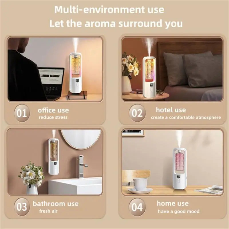 DynamicDrop Hub Aroma Diffuser Fragrance Essential Oil Aromatherapy Machine Timing Air Freshener