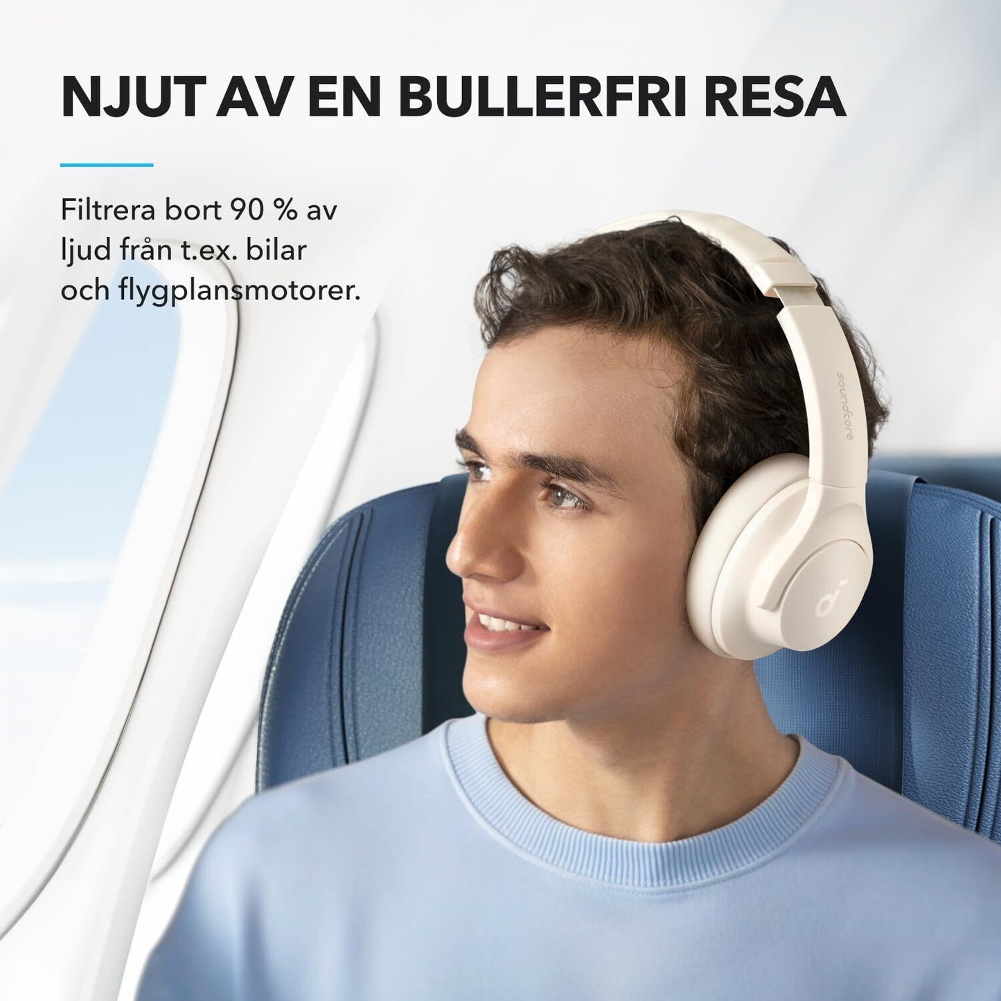 🎧 High-Quality Soundcore by Anker Q20i Hybrid Active Noise Cancelling Foldable Headphones – 40H Battery Life, App Control & Hi-Res Audio - Ear Comfort - Domestic Delivery Only - Melody & The Beats Sound Quality 🎵