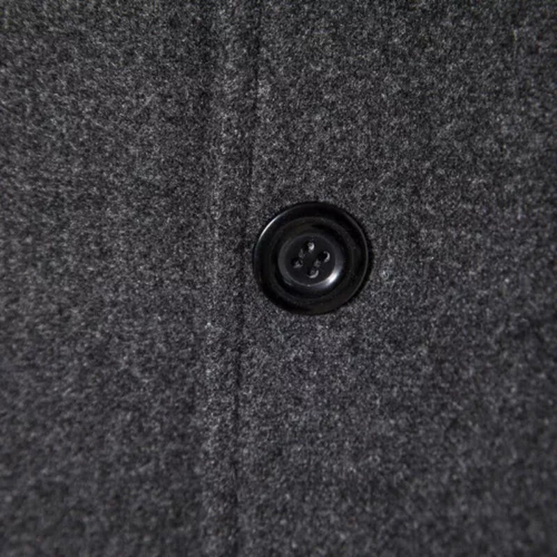 Men’s Winter Formal Trench Coat – Warm Long Overcoat for Smart Work or Daily Wear