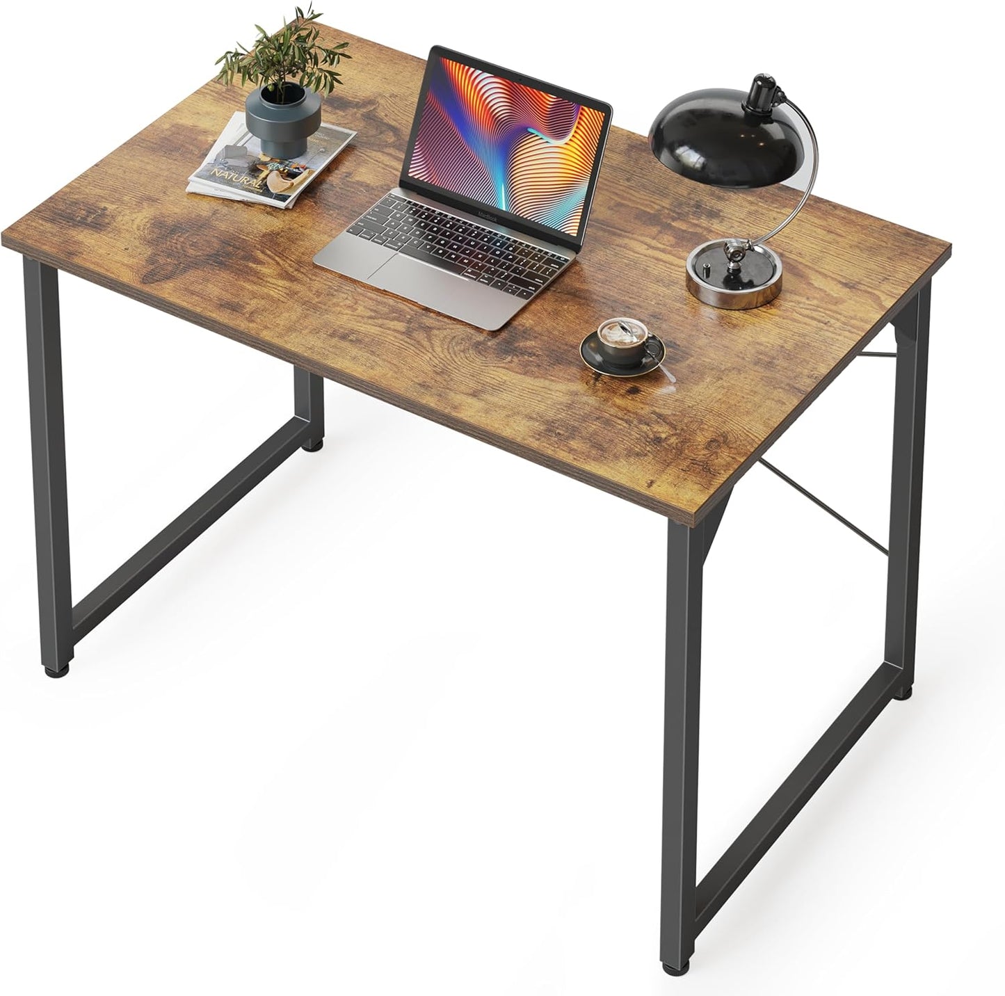 Computer Desk Home Office Desk 80X40 Cm Study Writing Table, Modern Simple Style, White