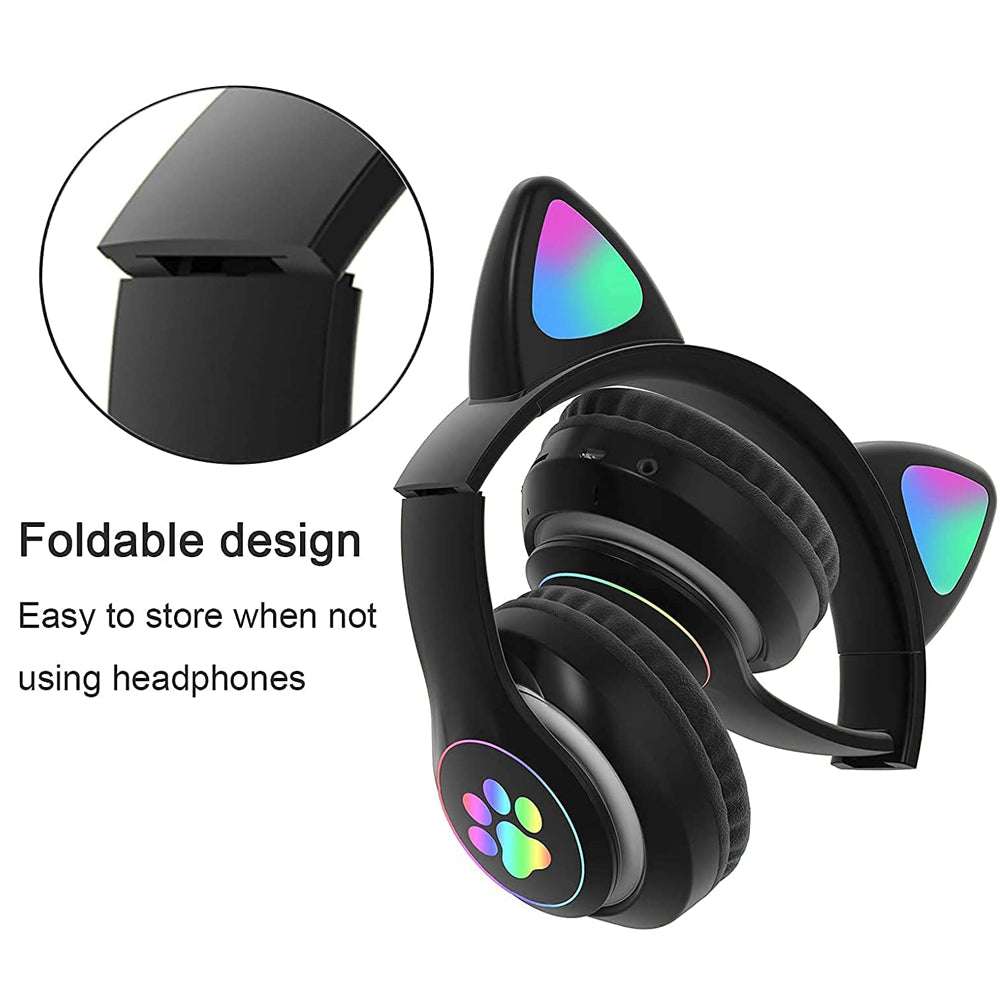 Wireless Bluetooth 5.0 Headphones with Noise Cancelling Over-Ear Earphones