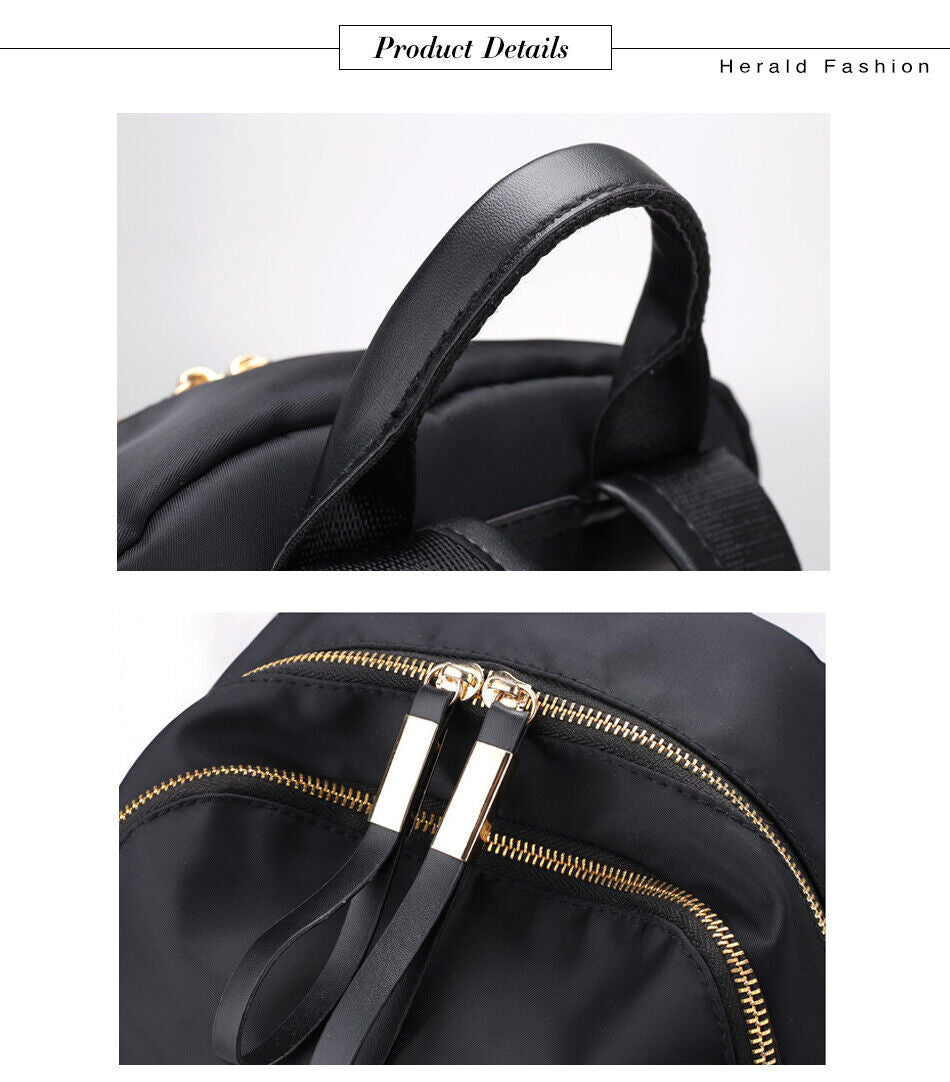 Womens Ladies Waterproof Anti-Theft Backpack Rucksack Travel School Shoulder Bag