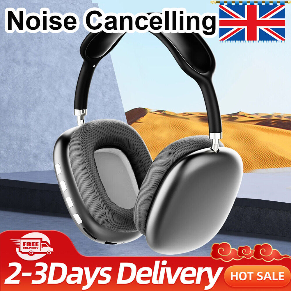 Wireless Bluetooth Headphones - Over-Ear Noise Cancelling Music Sport Headset