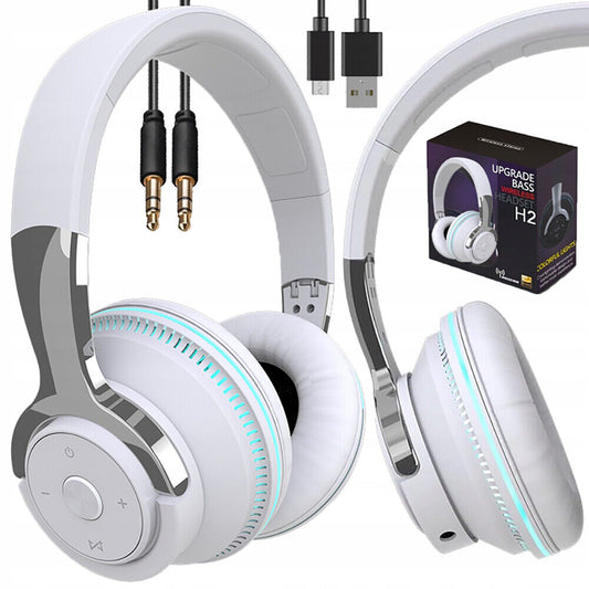 Wireless Headphones Bluetooth Noise Cancelling Stereo Earphones over Ear Headset