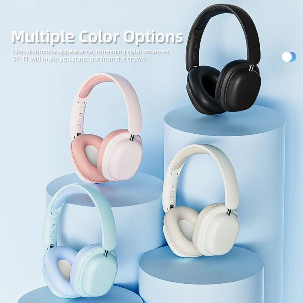 Wireless Bluetooth Headphones with Noise Cancelling Over-Ear Earphones Headset