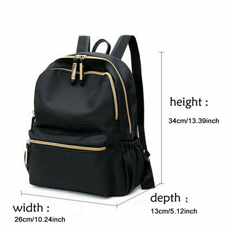 Womens Ladies Waterproof Anti-Theft Backpack Rucksack Travel School Shoulder Bag