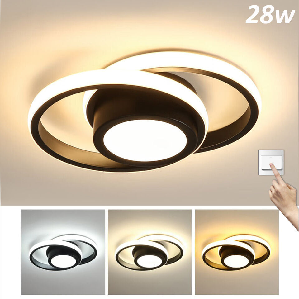 Modern LED Lamp Ceiling Light Chandelier Living Room Bedroom Pendant Wall Lights