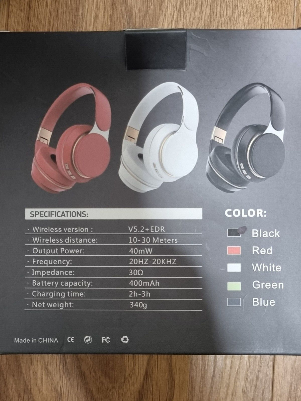 Powerful Bass Wireless over Ear Bluetooth 5.0 Headphones Deep Bass Headset