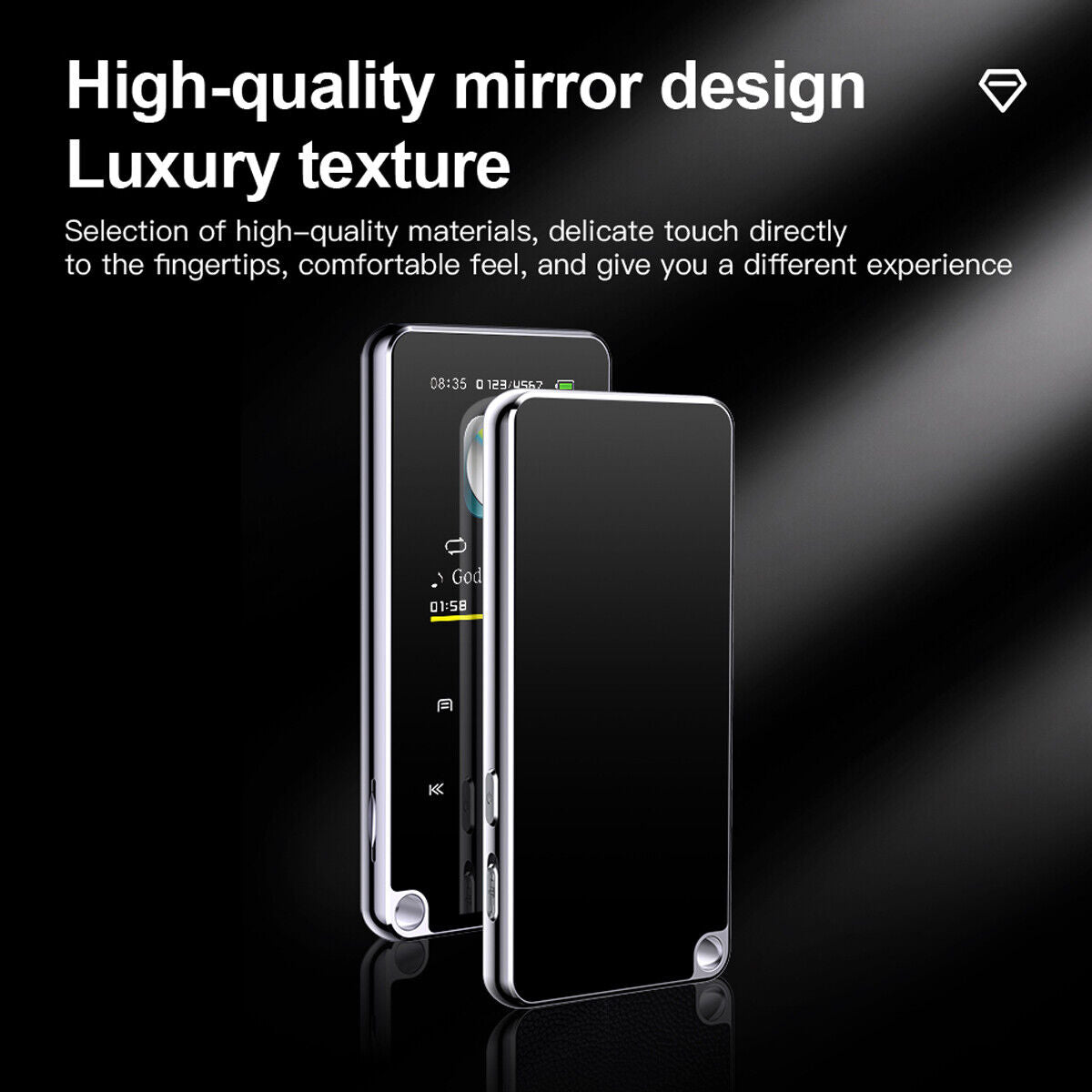 1.8" Screen Bluetooth MP3 MP4 Player with FM Radio and Recorder
