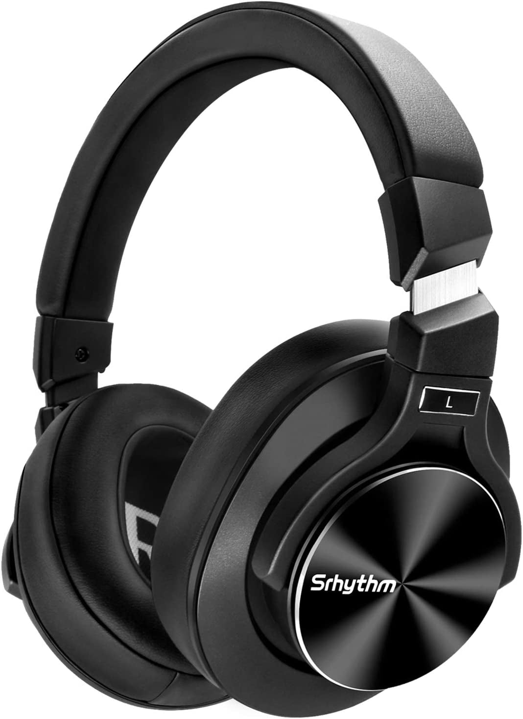 NC75 Pro Active Noise Cancelling Headphones Bluetooth 5.0,Over-Ear Headset with Build-In Microphone,Hi-Fi,40 Hours Playtime for All Bluetooth Devices (Black)