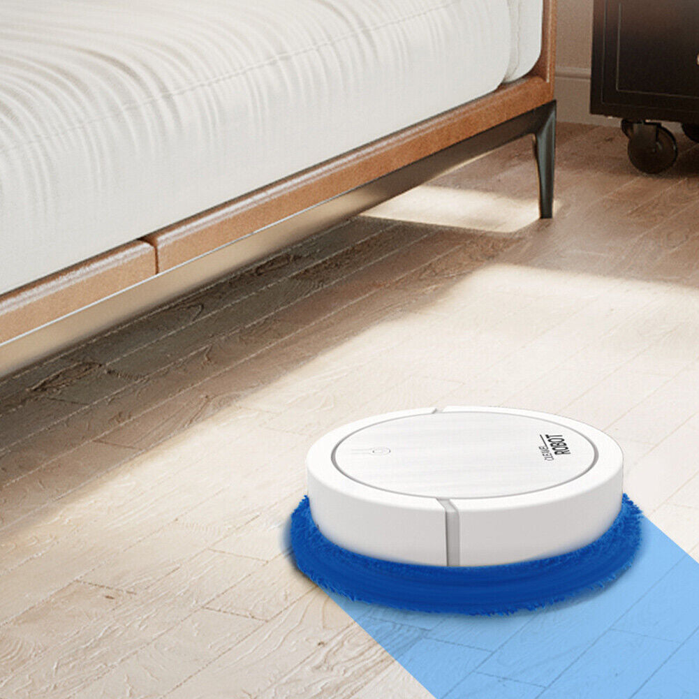 USB Rechargeable Mopping Robot – Quiet, Cordless Dry & Wet Mop for Pet Hair, Hard Floors & Tile Cleaning