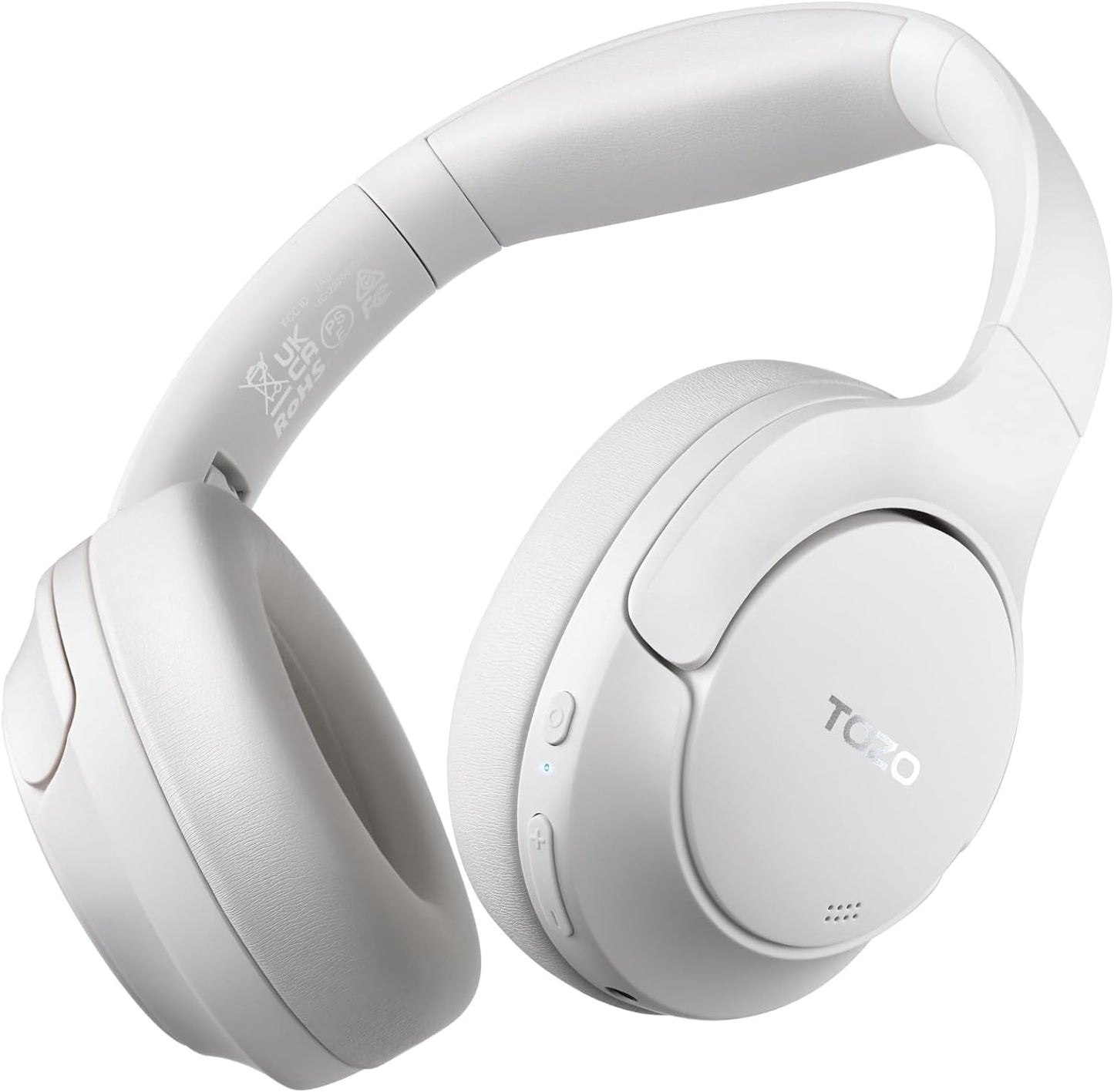 HT2 Hybrid Active Noise Cancelling Wireless Headphones, 60H Playtime Lossless Audio over Ear Bluetooth Headphones, Hi-Res Audio Deep Bass Foldable Lightweight Headset for Workout