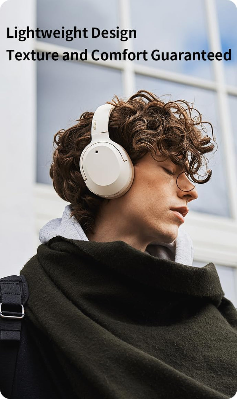 W820NB Active Noise Cancelling Bluetooth Headphones, over Ear Headphones Wireless Adjustable Headphones Wireless - Hi-Res Audio - 49H Playtime, Memory Foam Ear Cups, for Travel, Home Office