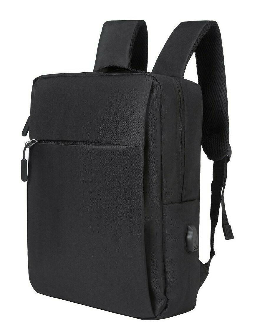 Waterproof Unisex Backpack Bag School Travel Laptop Bags USB Charging Port