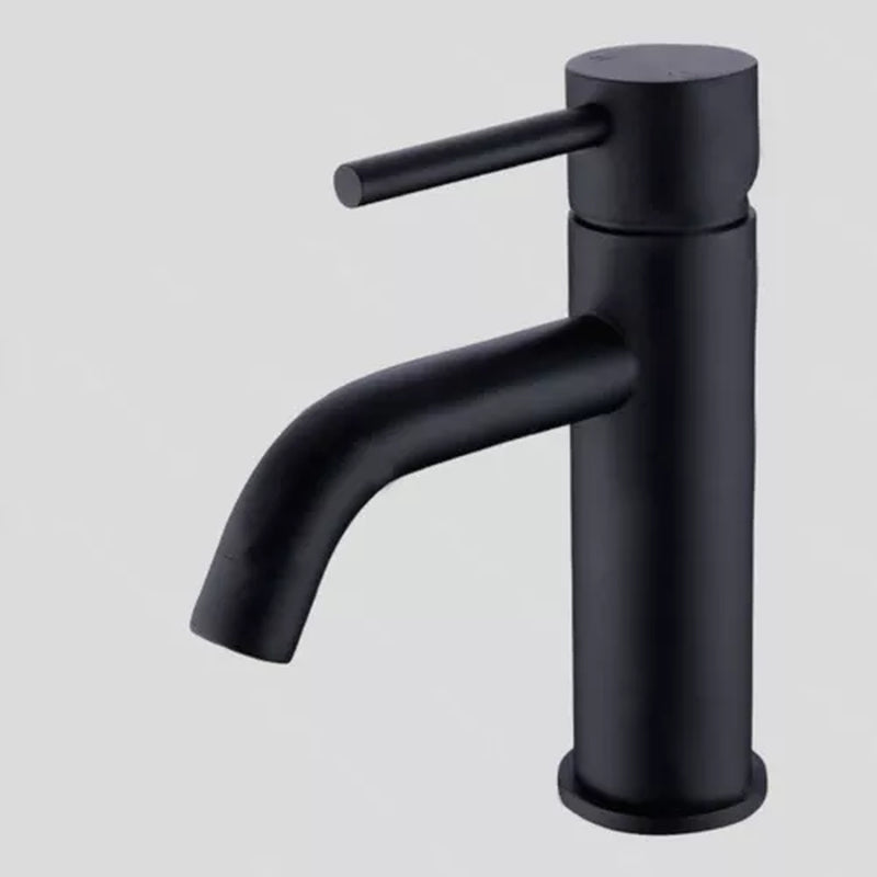Modern Waterfall Bathroom Tap – Black Basin Sink Mono Mixer Faucet with Waste Set