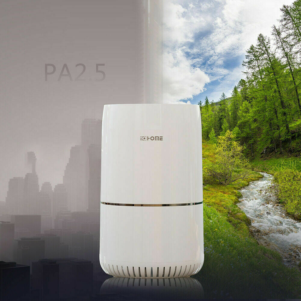 Air Purifier with HEPA & Active Carbon Filter Home Air Cleaner Noise Reduction