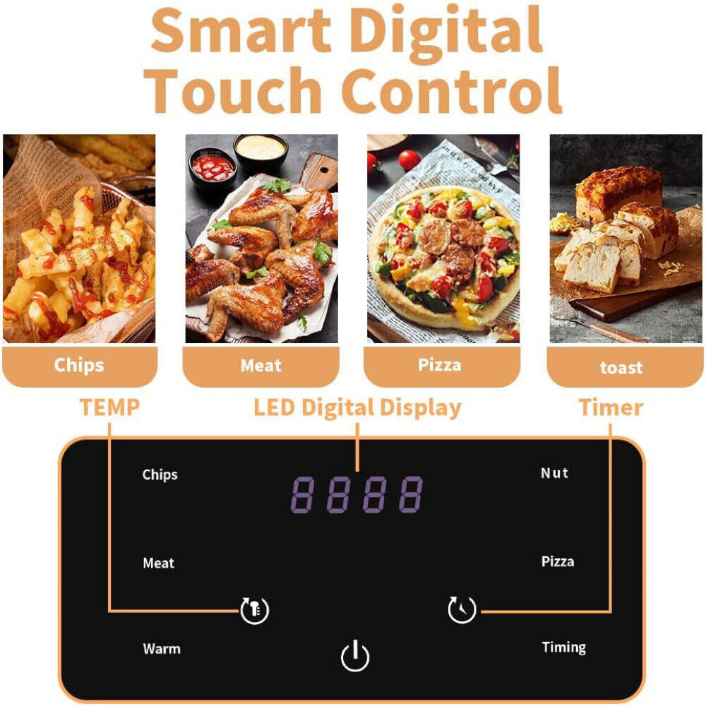 Air Fryer 15L Digital Kitchen Oven - Healthy Frying Made Easy