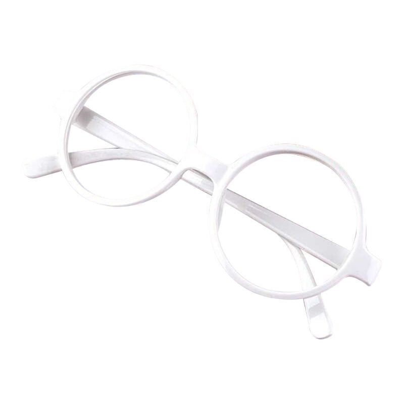 Retro Nerd Style Cute Baby round Glasses Frame No Lenses Candy Color Plastic