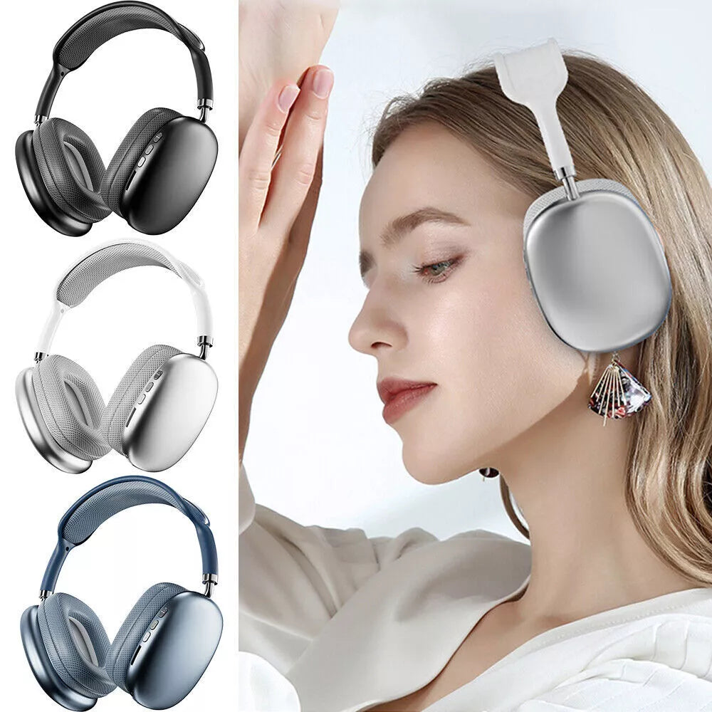Wireless Bluetooth Headphones with Noise Cancelling Over-Ear Earphones Headset