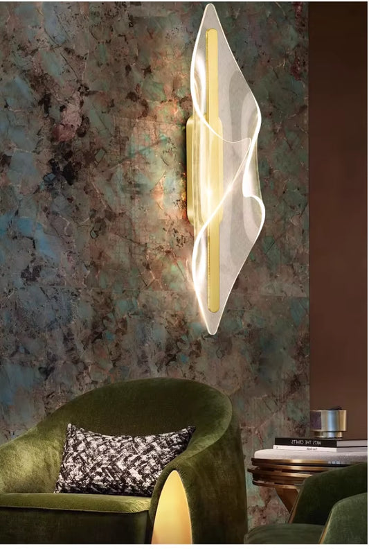 Luxury Grille Living Room Italian Wall Creative Hallway Light Bedroom Bedhead 12W