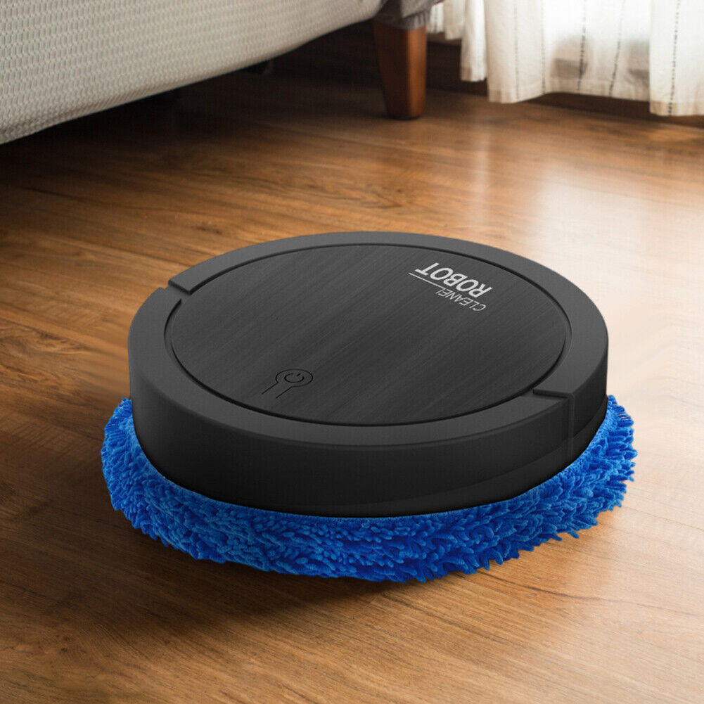 USB Rechargeable Mopping Robot – Quiet, Cordless Dry & Wet Mop for Pet Hair, Hard Floors & Tile Cleaning