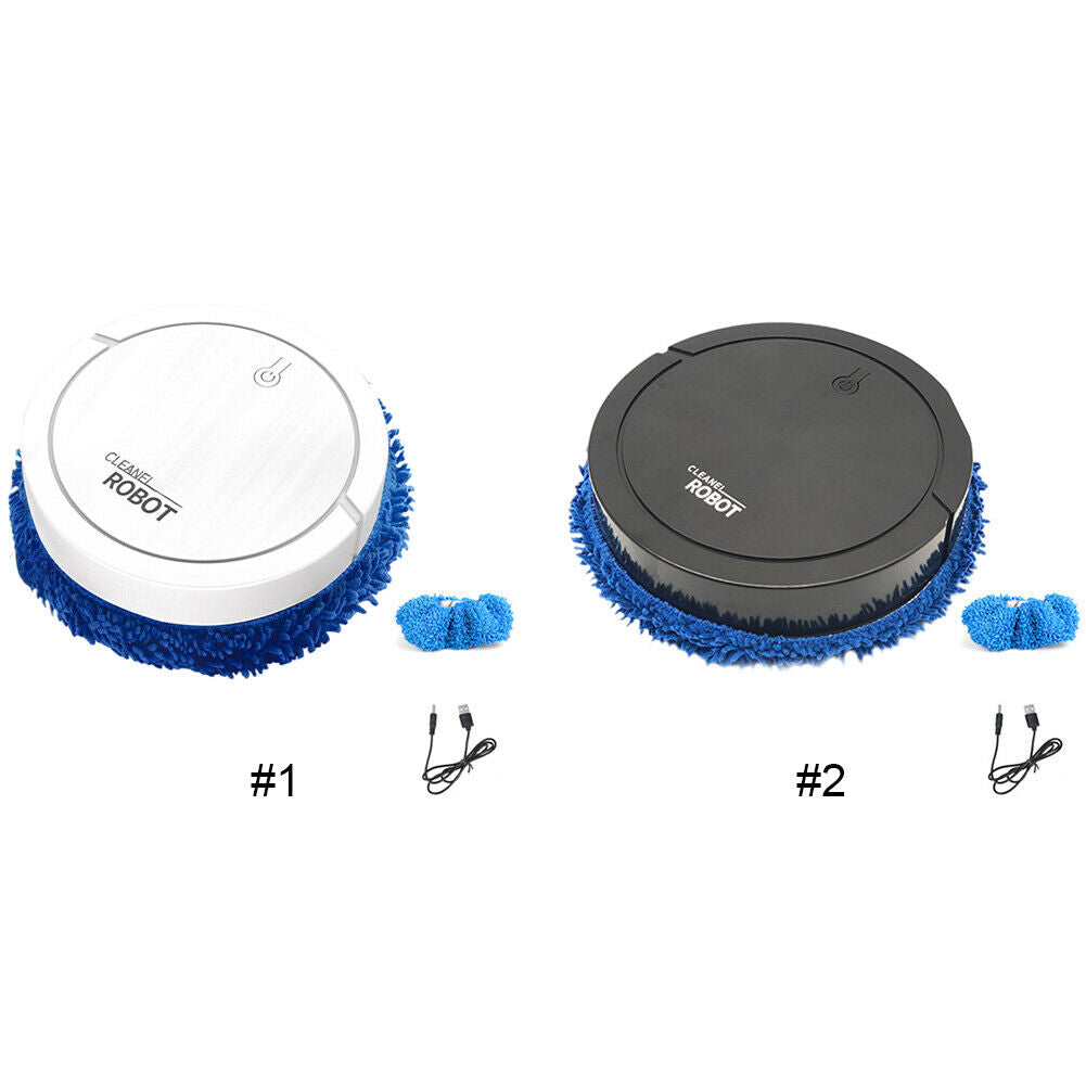 USB Rechargeable Mopping Robot – Quiet, Cordless Dry & Wet Mop for Pet Hair, Hard Floors & Tile Cleaning
