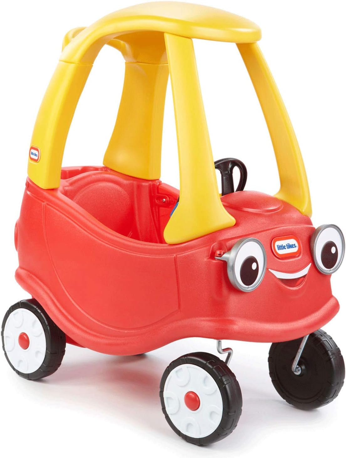 Cozy Coupe Car, Kids Rideon Foot to Floor Slider, Mini Vehicle Push Car with Real Working Horn, Clicking Ignition Switch & Petrol Cap, for Ages 18 Months Plus