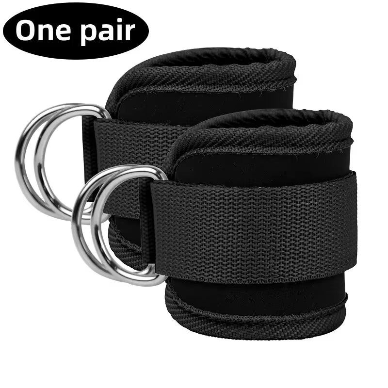 Ankle Strap Resistance Bands – Elastic Fitness Training Equipment for Yoga, Pilates, CrossFit, and Gym Workouts