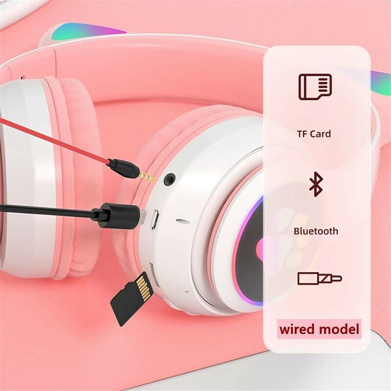 Wireless Bluetooth 5.0 Headphones with Noise Cancelling Over-Ear Earphones