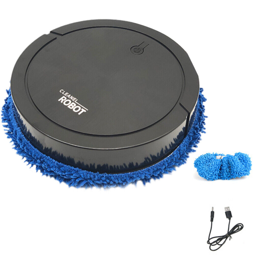 USB Rechargeable Mopping Robot – Quiet, Cordless Dry & Wet Mop for Pet Hair, Hard Floors & Tile Cleaning