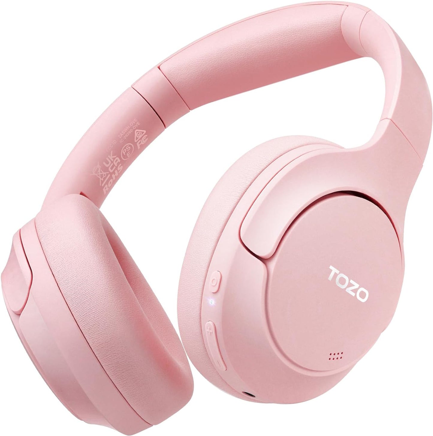 HT2 Hybrid Active Noise Cancelling Wireless Headphones, 60H Playtime Lossless Audio over Ear Bluetooth Headphones, Hi-Res Audio Deep Bass Foldable Lightweight Headset for Workout