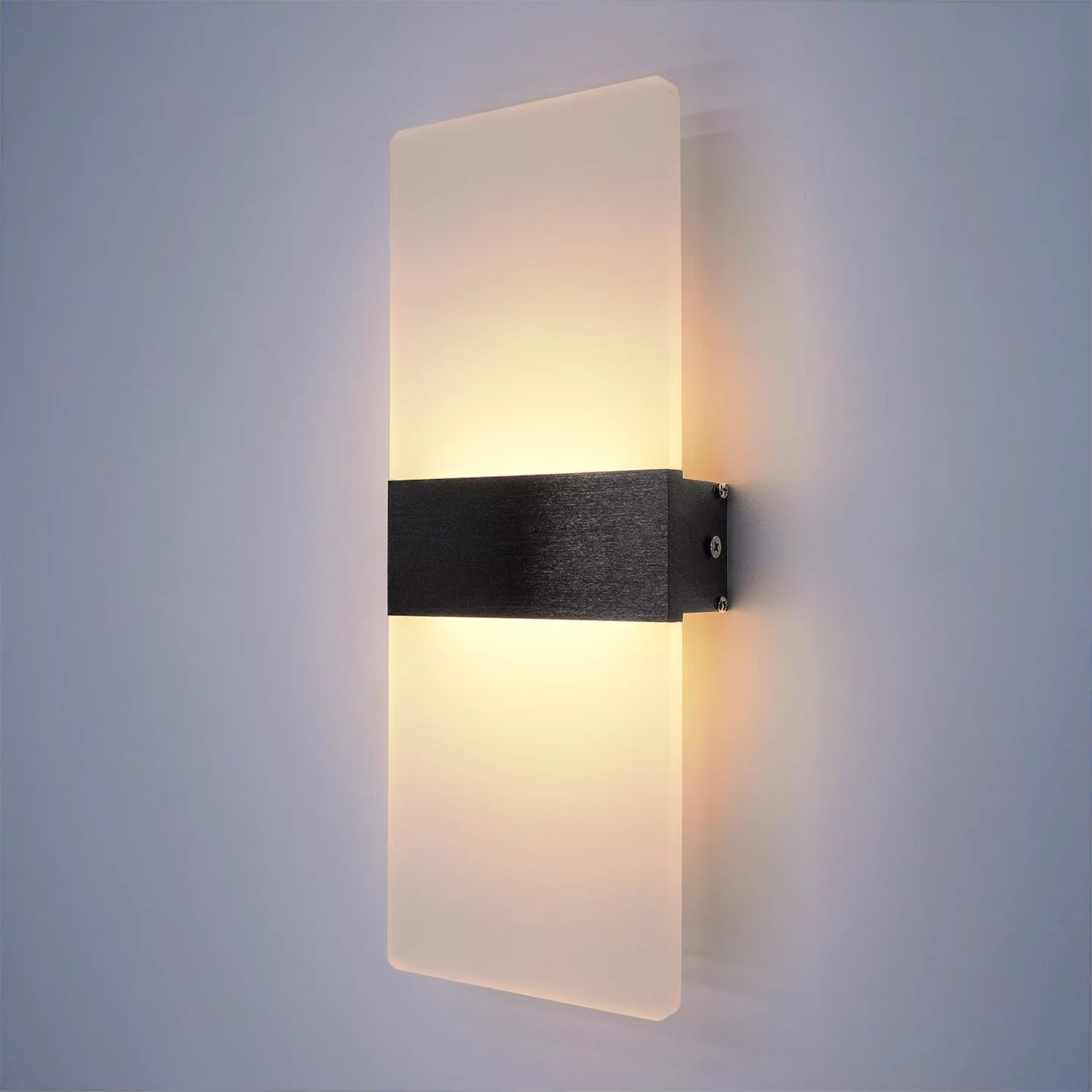 Modern Minimalist Wall Lamp, Indoor LED Wall Light, Aluminum Acrylic Hardwire, Bedroom Living Room Corridor Staircase Sconces