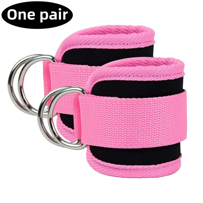 Ankle Strap Resistance Bands – Elastic Fitness Training Equipment for Yoga, Pilates, CrossFit, and Gym Workouts