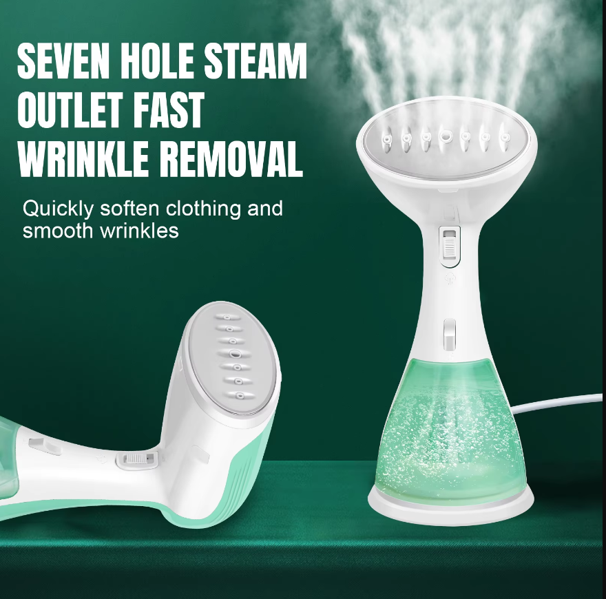 Tired of Wrinkled Clothes on the Go? Meet Your New Travel Companion: The Portable 280ml Handheld Garment Steamer!