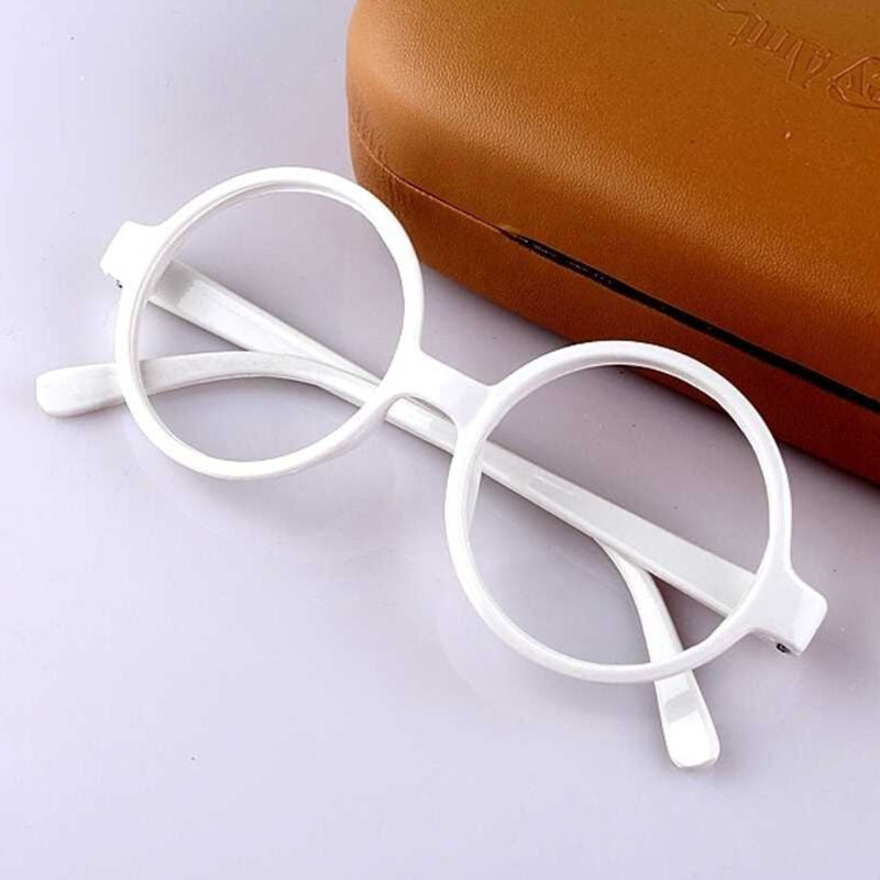 Retro Nerd Style Cute Baby round Glasses Frame No Lenses Candy Color Plastic