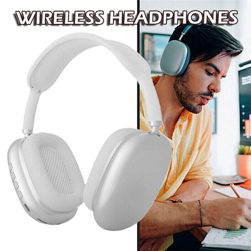 Wireless Bluetooth Headphones with Noise Cancelling Over-Ear Earphones Headset