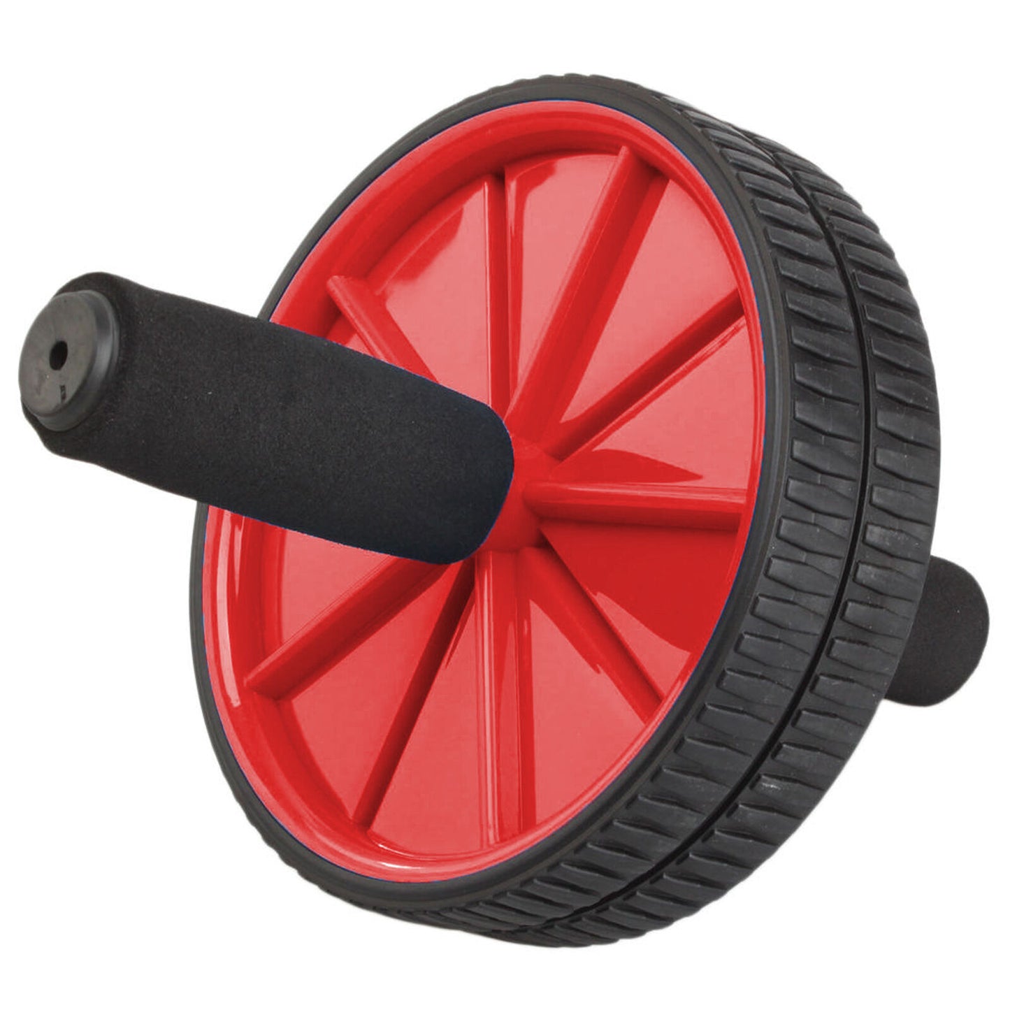 Ab Roller Wheel for Abdominal Strength Training – Foam Grip, Home Gym Core Workout Equipment