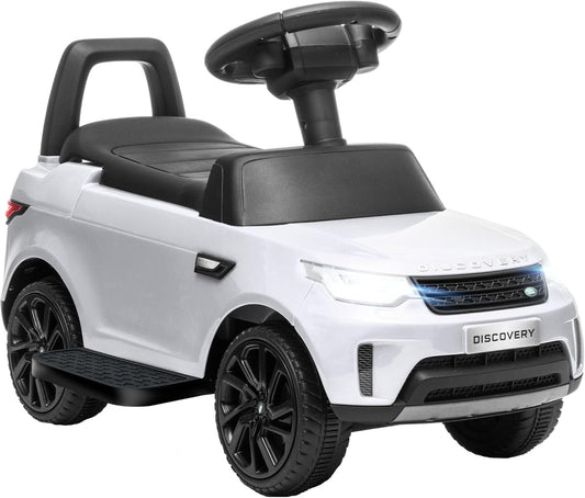 Land Rover Licensed 6V Kids Electric Ride on Car, 2 in 1 Sliding Car Battery Powered Car with Headlights Music Horn, for 18-60 Months